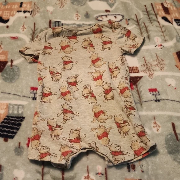 Disney Baby Gray and Cream Onesie - Picture 3 of 3